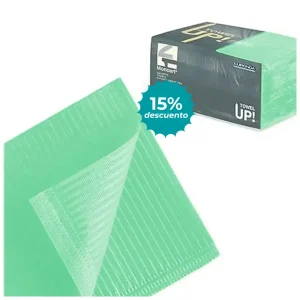 Compresa descartable x50 u. verde EURONDA