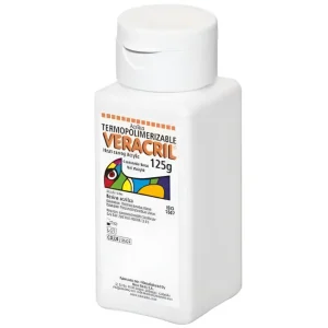 Acrílico Termopolimerizable VERACRIL Rosa 125 gr. - Para prótesis dentales