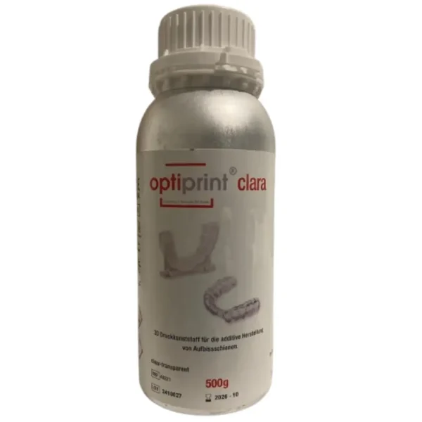 Resina Dentona Optiprint Clara 500cc para Placas de Relajación - Imagen 3