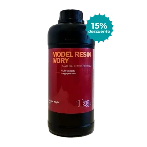 Resina 3D PROLIZARD Ivory 1kg – Alta Precisión para Impresiones Dentales