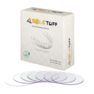 Placas p/alineadores TAGLUS TUFF .031 (0.8 mm.) Redondas 125 mm.