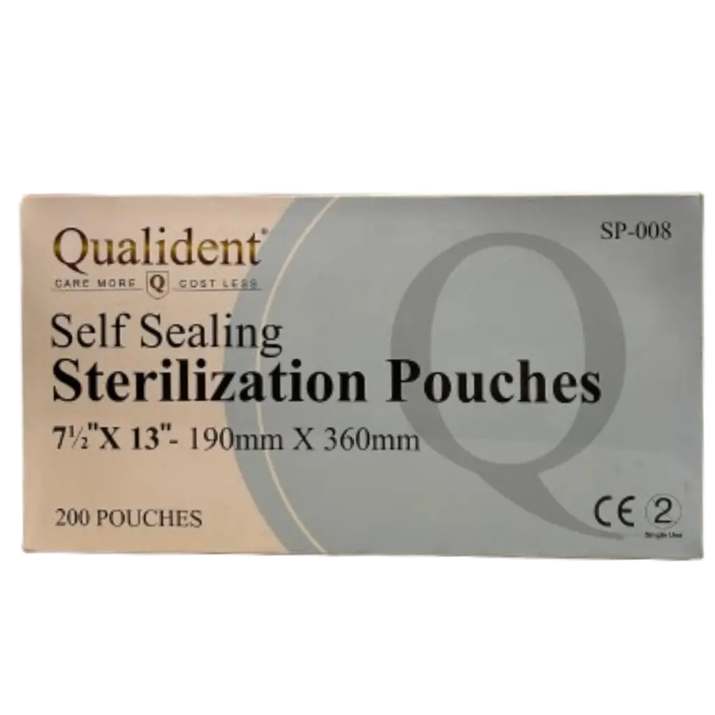 Bolsa Pouch p/esterilización 19 x 36 x 200 Qualident
