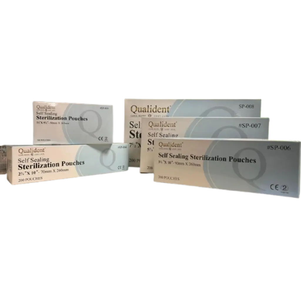 Bolsa Pouch p/esterilización 19 x 36 x 200 Qualident - Imagen 2