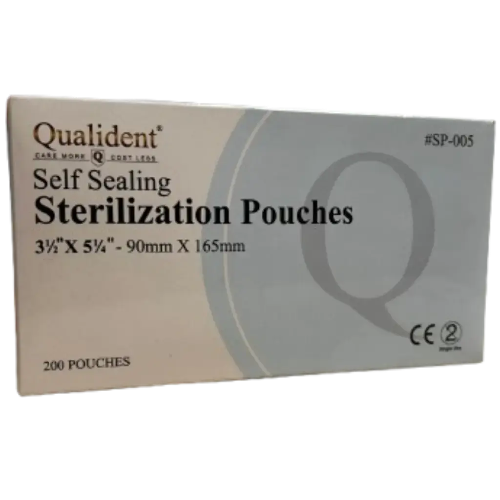 Bolsa Pouch p/esterilización 9 x 16.5 x 200 Qualident