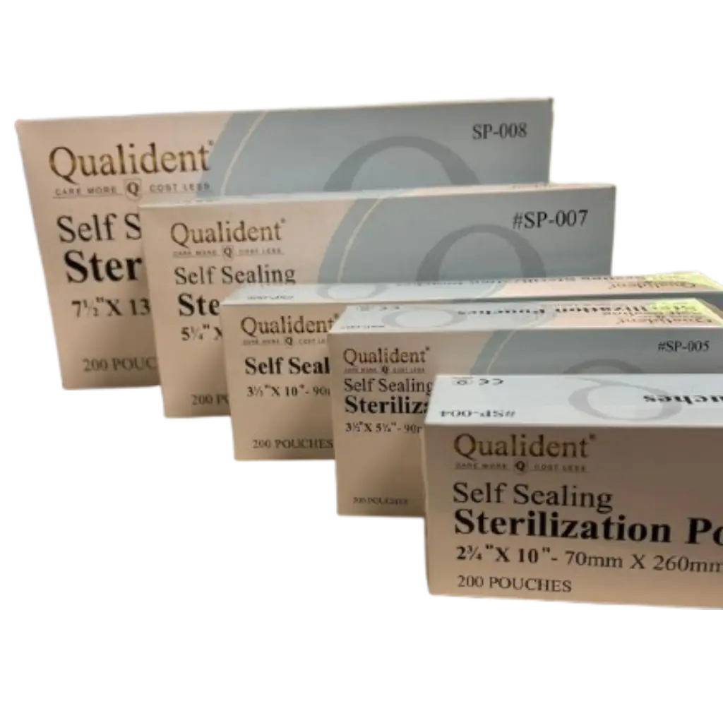 Bolsa Pouch p/esterilización 19 x 36 x 200 Qualident - Imagen 3