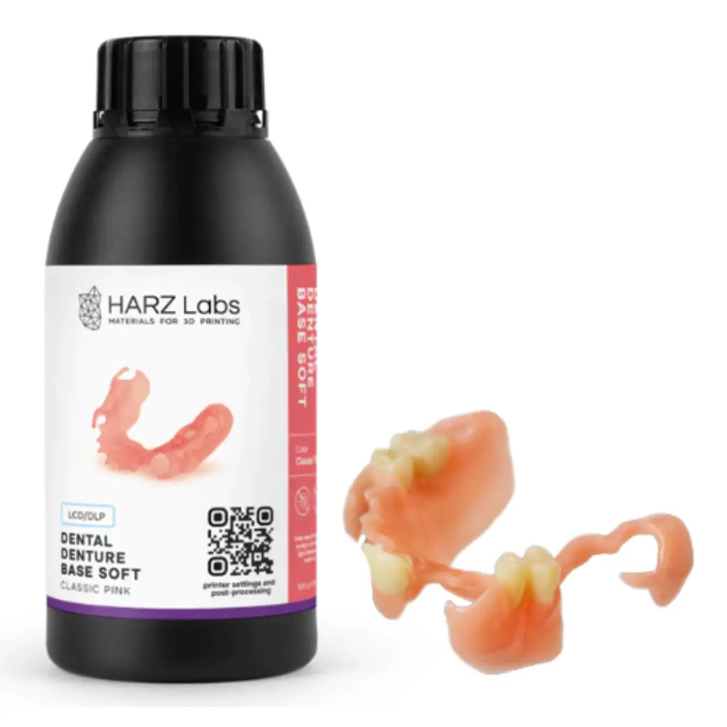Resina 3D HARZLabs Denture Base Soft x 500gr.