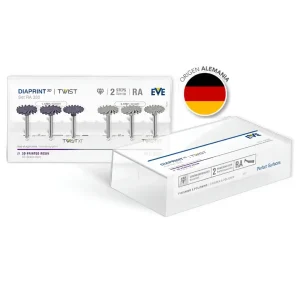 Kit de pulido para Zirconio, Disilicato, Porcelana Diaprint Twist (contra ángulo) EVE